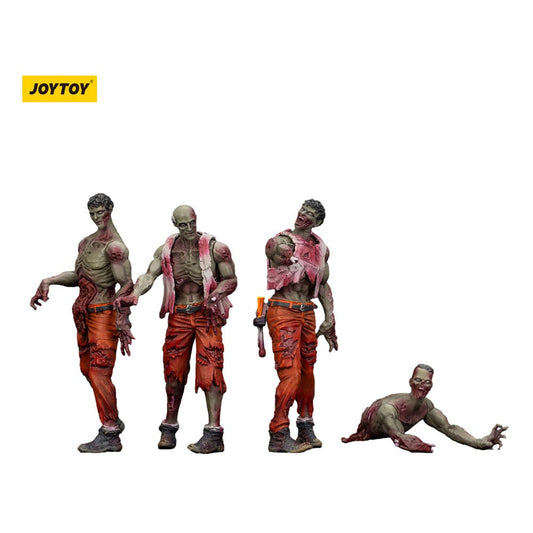 Zombie Dark Source Actionfiguren 4er-Pack Mechanic Team 8 cm Image 1