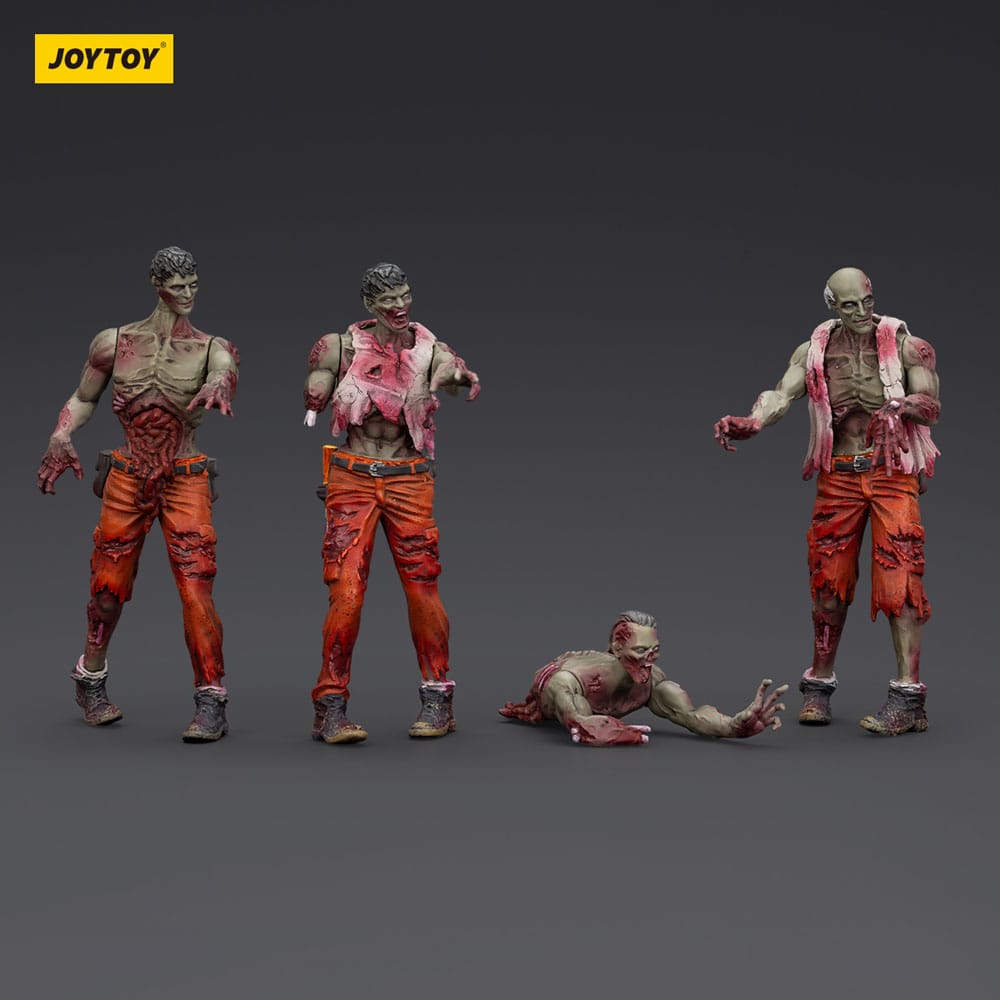 Zombie Dark Source Actionfiguren 4er-Pack Mechanic Team 8 cm Image 3