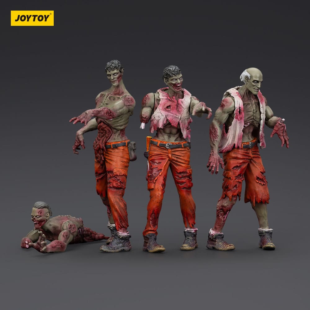 Zombie Dark Source Actionfiguren 4er-Pack Mechanic Team 8 cm Image 5