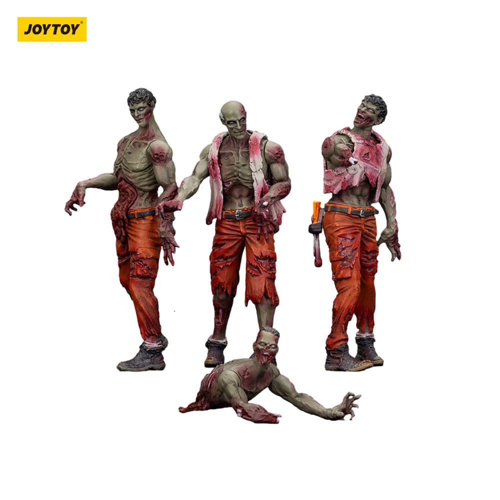 Zombie Dark Source Actionfiguren 4er-Pack Mechanic Team 8 cm Image 7