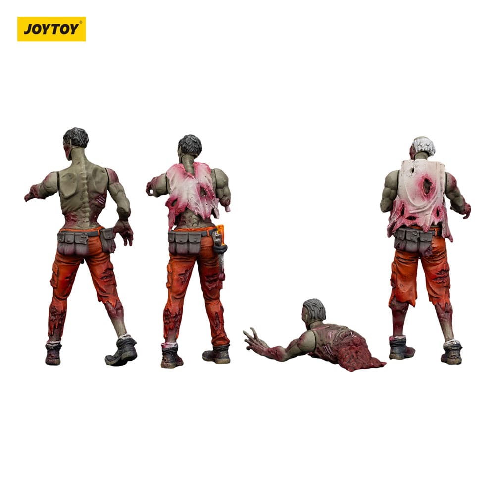 Zombie Dark Source Actionfiguren 4er-Pack Mechanic Team 8 cm Image 9