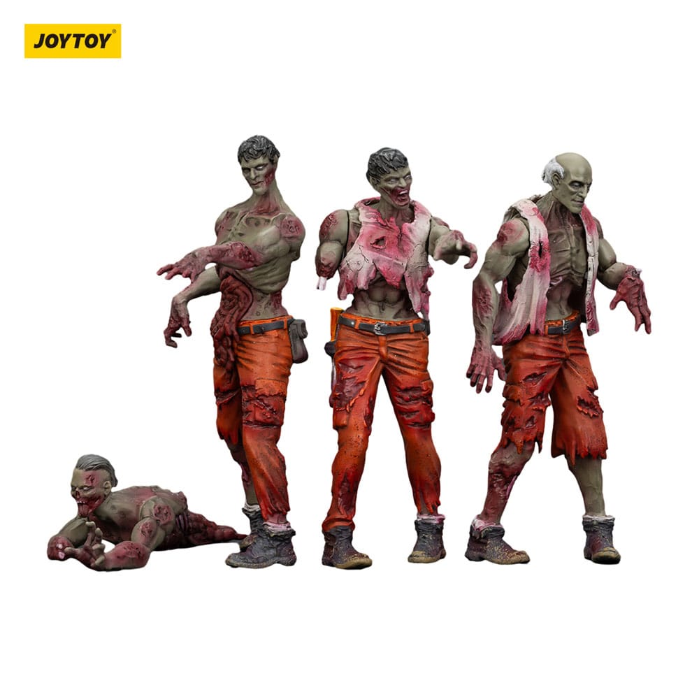 Zombie Dark Source Actionfiguren 4er-Pack Mechanic Team 8 cm Image 10