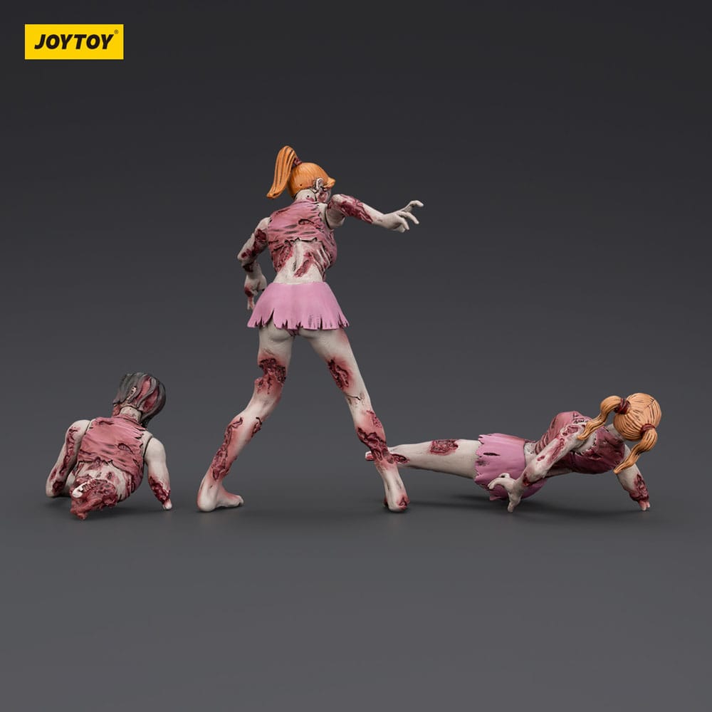 Zombie Dark Source Actionfiguren 3er-Pack Cheer Leaders 8 cm Image 3
