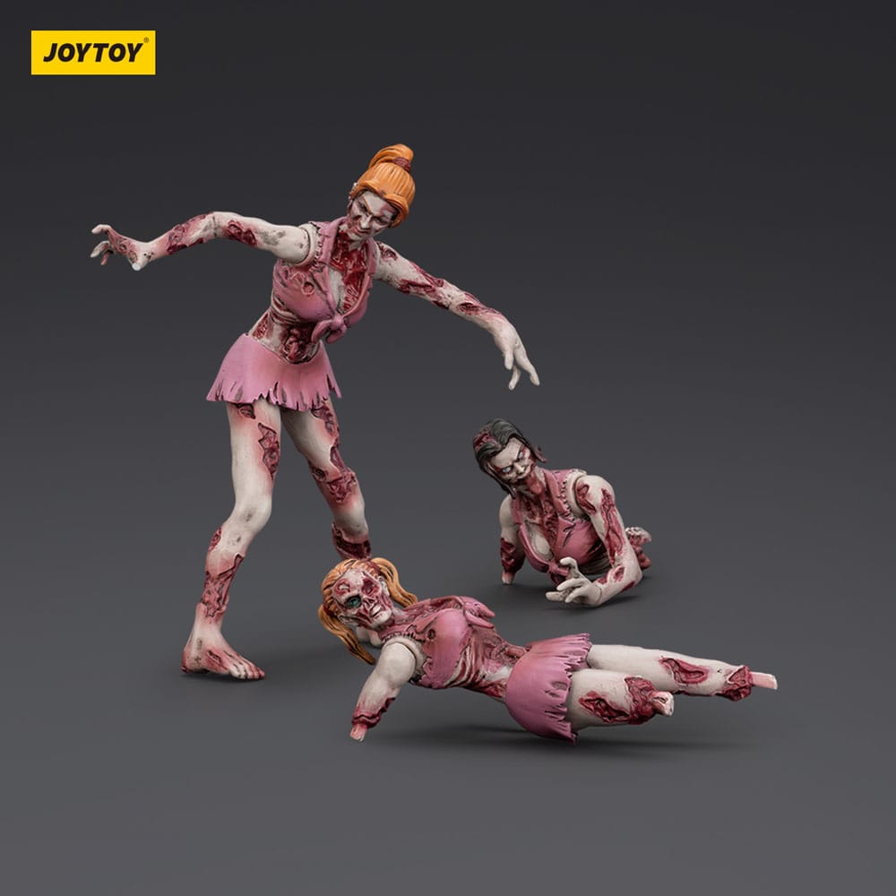 Zombie Dark Source Actionfiguren 3er-Pack Cheer Leaders 8 cm Image 6