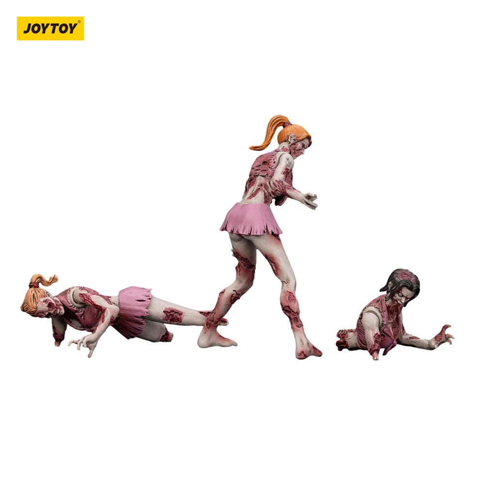 Zombie Dark Source Actionfiguren 3er-Pack Cheer Leaders 8 cm Image 7