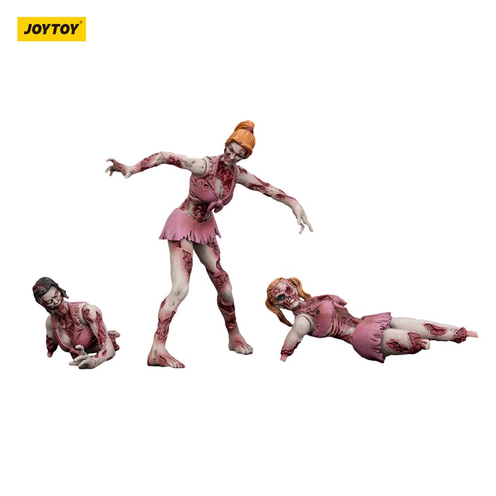Zombie Dark Source Actionfiguren 3er-Pack Cheer Leaders 8 cm Image 10