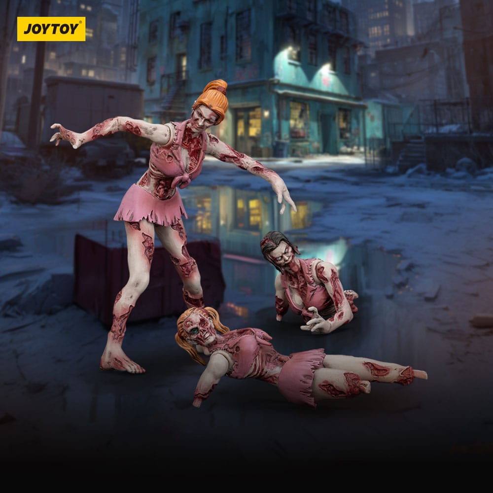 Zombie Dark Source Actionfiguren 3er-Pack Cheer Leaders 8 cm Image 11