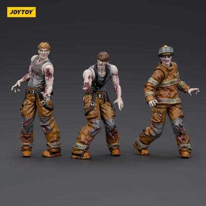 Zombie Dark Source Actionfiguren 3er-Pack Firefighters 8 cm Image 6