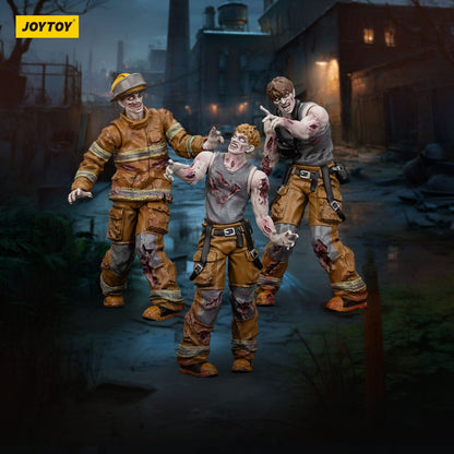 Zombie Dark Source Actionfiguren 3er-Pack Firefighters 8 cm Image 11