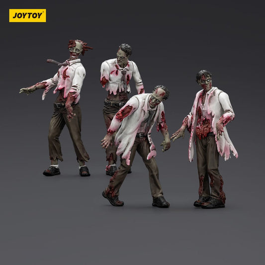 Zombie Dark Source Actionfiguren 4er-Pack Scientists (Male) 8 cm Image 2