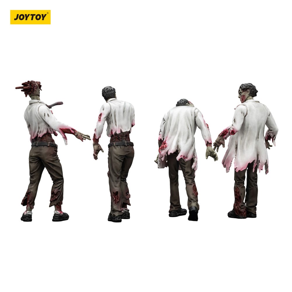 Zombie Dark Source Actionfiguren 4er-Pack Scientists (Male) 8 cm Image 9