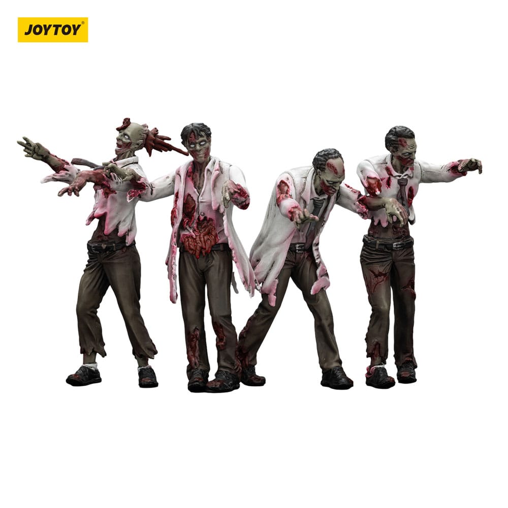 Zombie Dark Source Actionfiguren 4er-Pack Scientists (Male) 8 cm Image 10