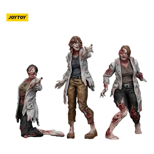 Zombie Dark Source Actionfiguren 3er-Pack Scientists (Female) 8 cm Image 1