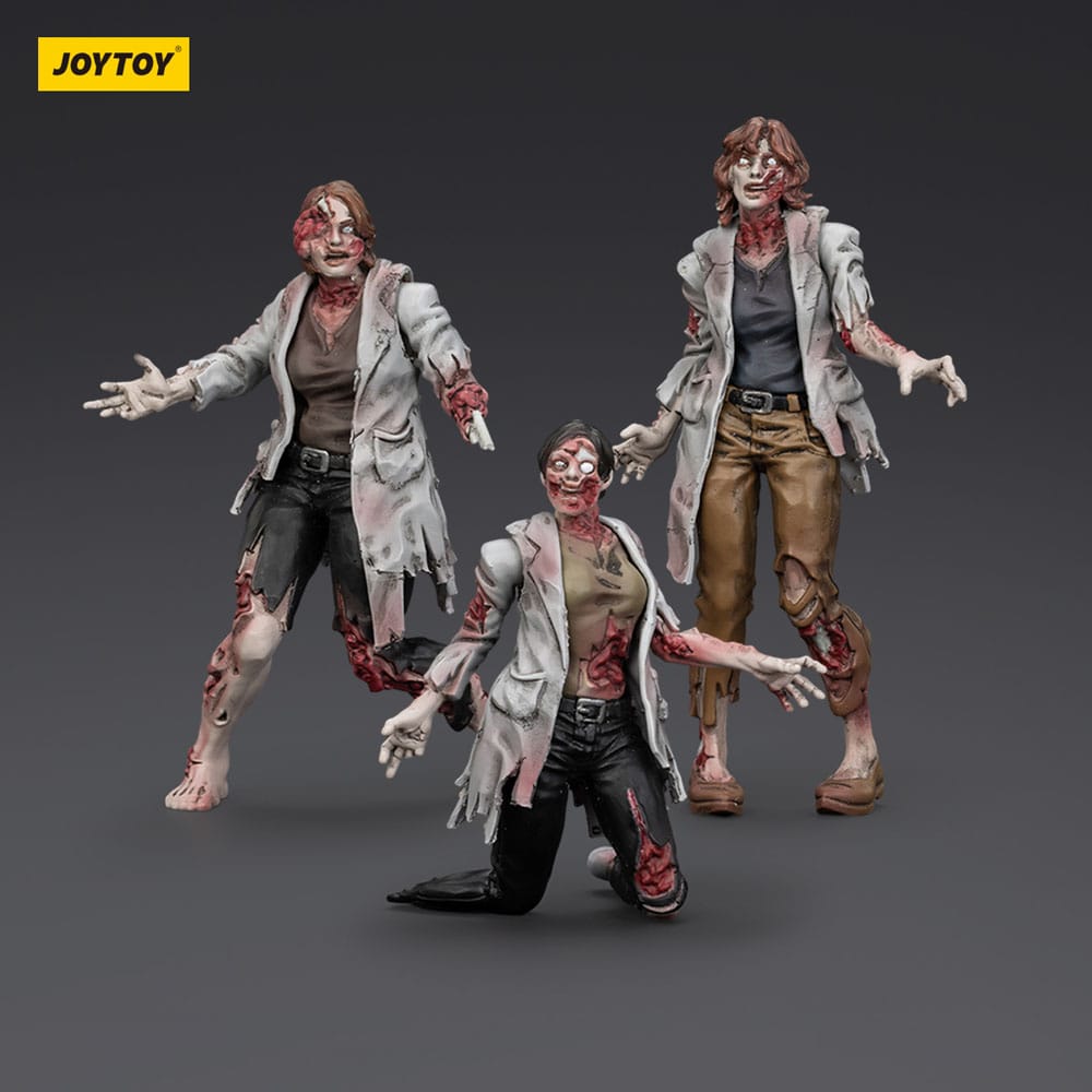 Zombie Dark Source Actionfiguren 3er-Pack Scientists (Female) 8 cm Image 4