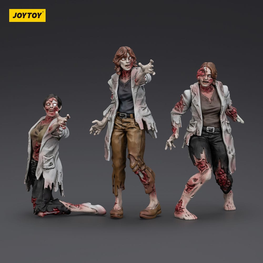 Zombie Dark Source Actionfiguren 3er-Pack Scientists (Female) 8 cm Image 6