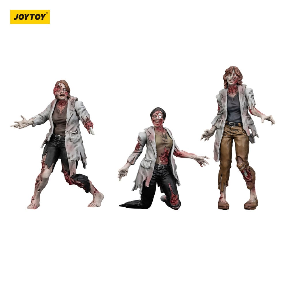 Zombie Dark Source Actionfiguren 3er-Pack Scientists (Female) 8 cm Image 7