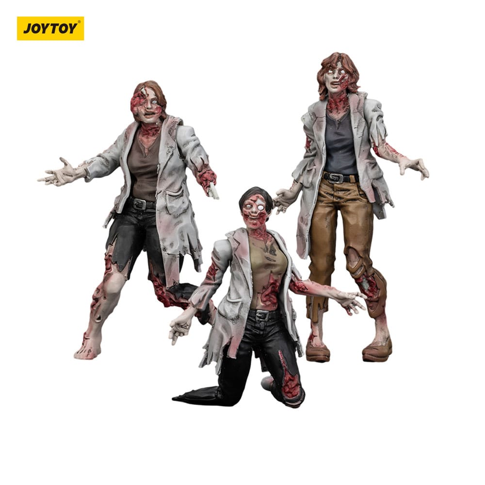 Zombie Dark Source Actionfiguren 3er-Pack Scientists (Female) 8 cm Image 9