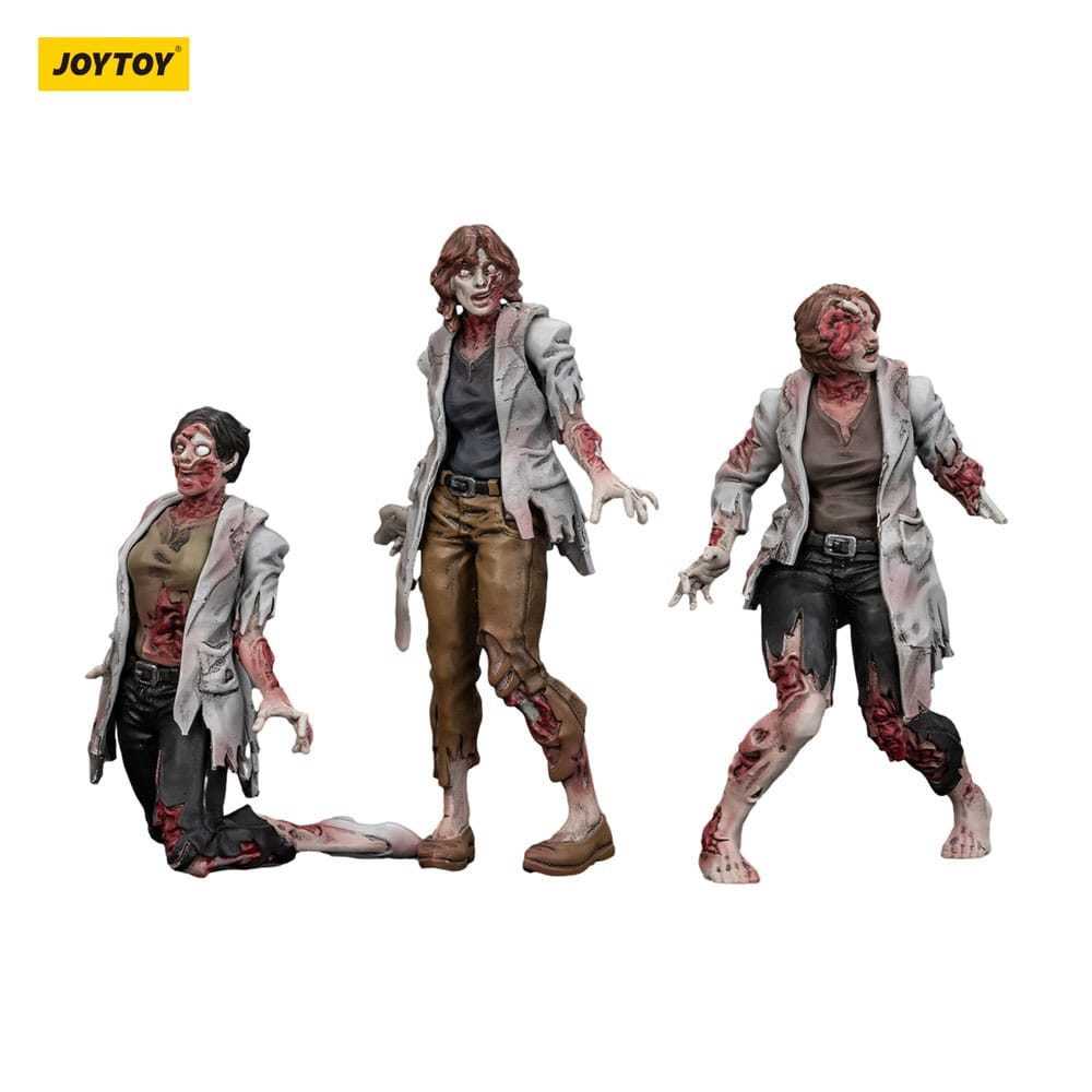 Zombie Dark Source Actionfiguren 3er-Pack Scientists (Female) 8 cm Image 10