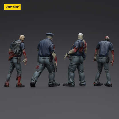 Zombie Dark Source Actionfiguren 4er-Pack Police (Male) 8 cm Image 3