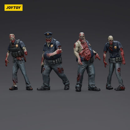 Zombie Dark Source Actionfiguren 4er-Pack Police (Male) 8 cm Image 4