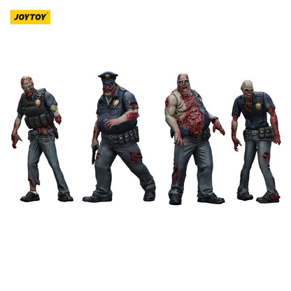 Zombie Dark Source Actionfiguren 4er-Pack Police (Male) 8 cm Image 8