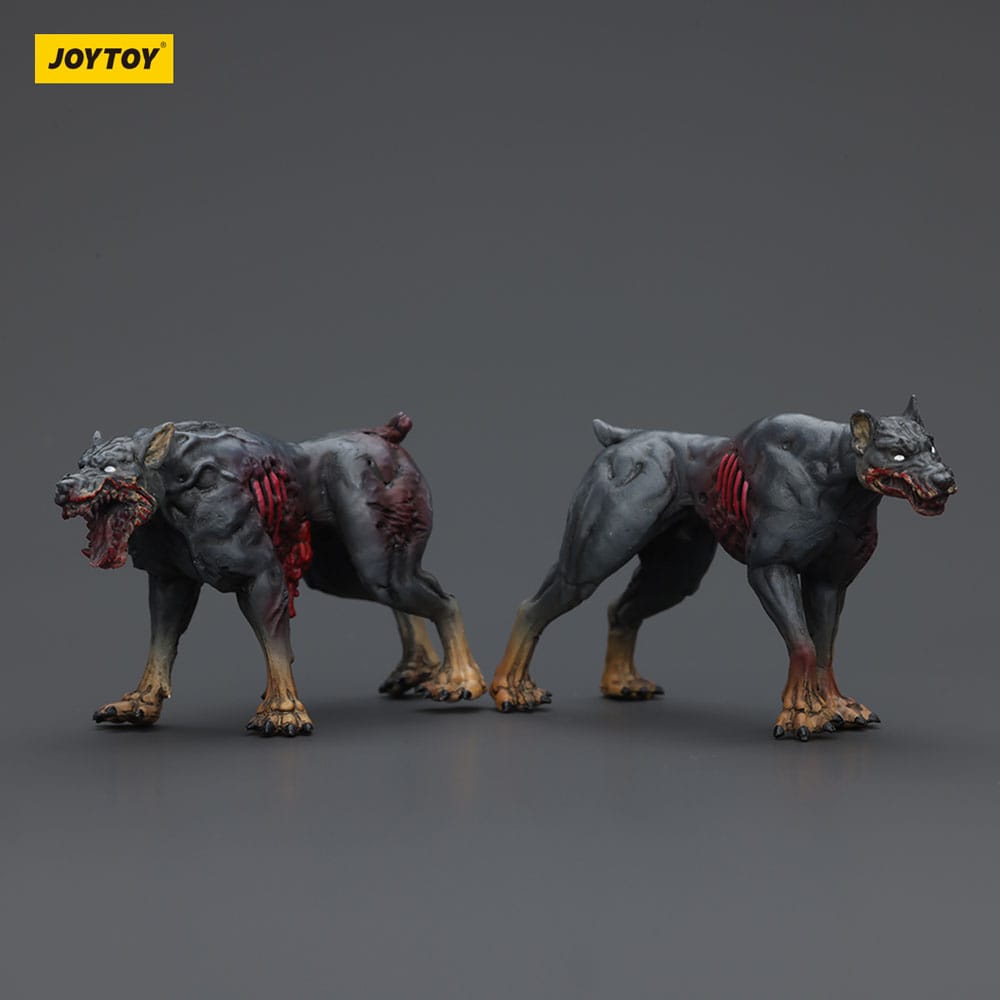 Zombie Dark Source Actionfiguren 2er-Pack Police Dogs 8 cm Image 2