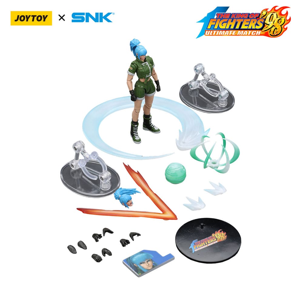 The King Of Fighters '98 Actionfigur Hero Team Leona Heidern 11 cm Image 12