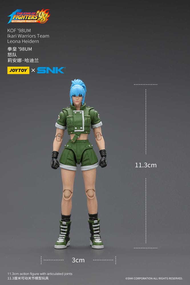 The King Of Fighters '98 Actionfigur Hero Team Leona Heidern 11 cm Image 13