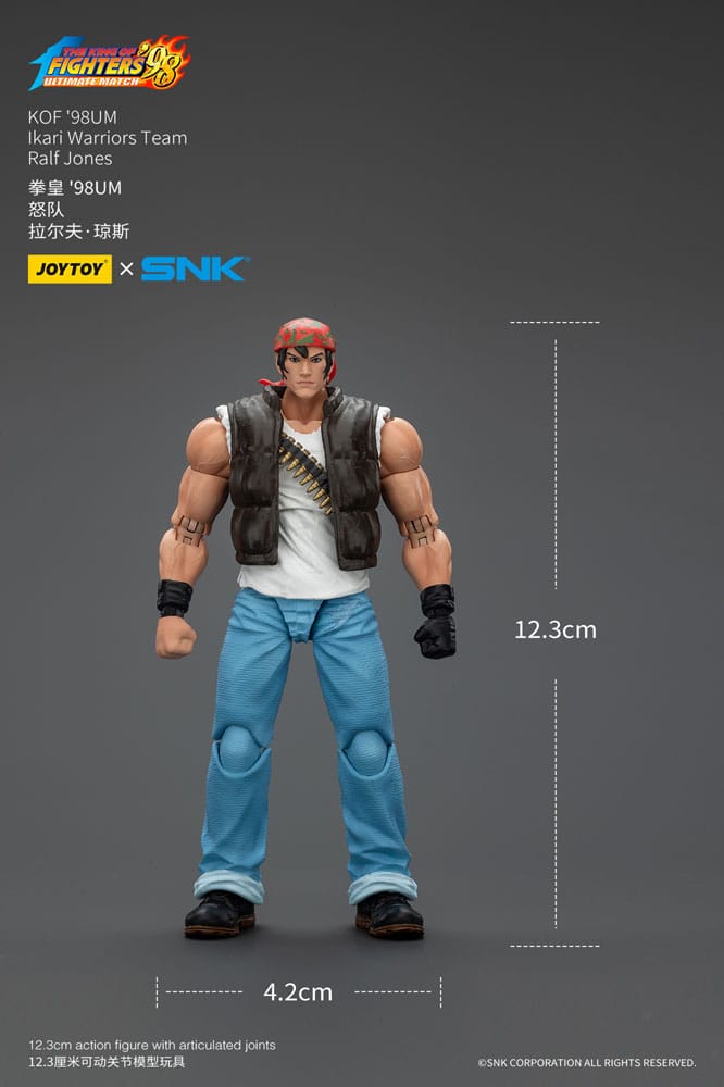 The King Of Fighters '98 Actionfigur Hero Team Ralf Jones 12 cm Image 9