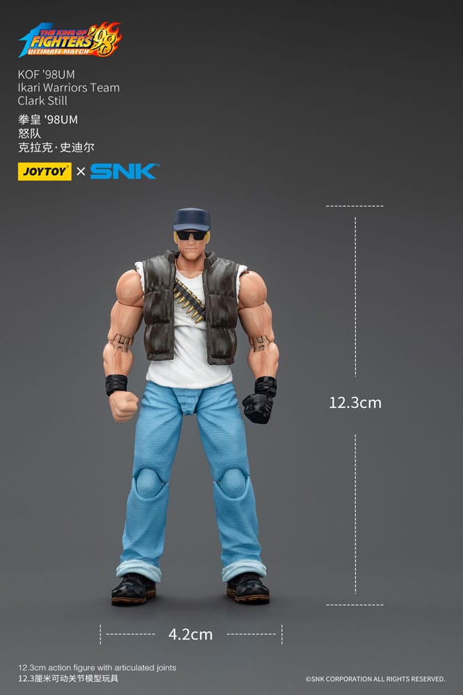 The King Of Fighters '98 Actionfigur Hero Team Clark Still 12 cm Image 10