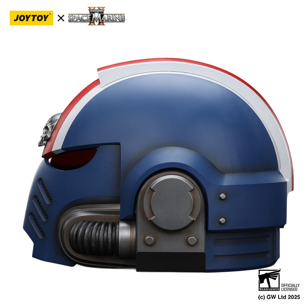 Warhammer 40,000: Space Marine 2 Replik Ultramarines Lieutenant Titus Helm 30 cm Image 8
