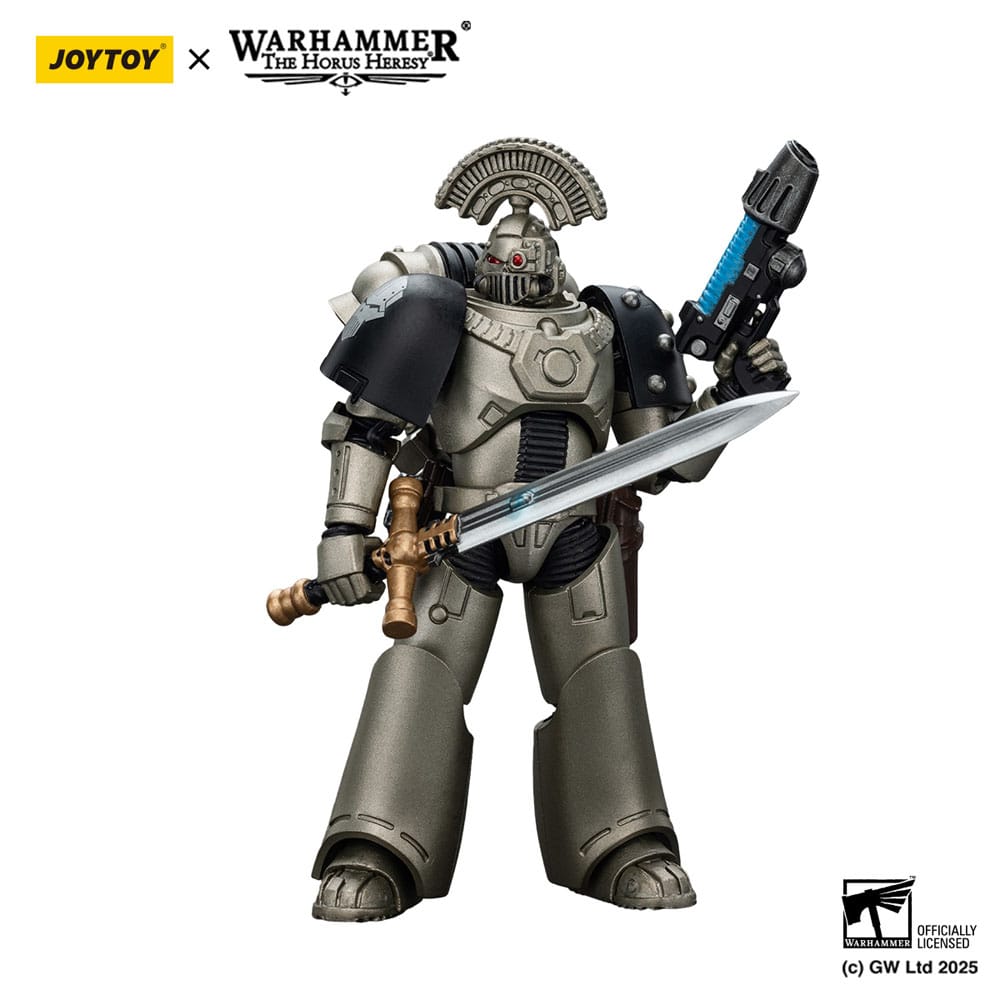 Warhammer The Horus Heresy Actionfigur 1/18 lron Warriors MKVI Tactical Sergeant with Power Sword and Plasma Pistol 12 cm Image 7