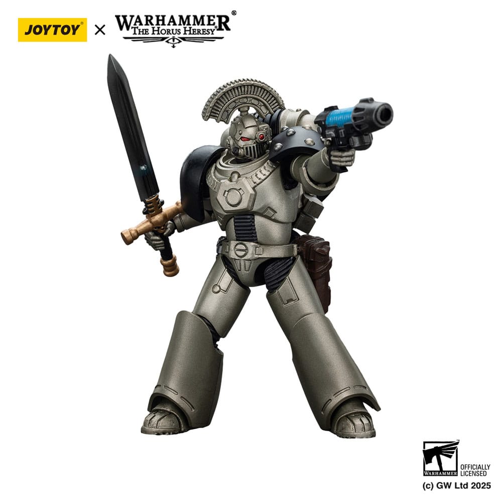 Warhammer The Horus Heresy Actionfigur 1/18 lron Warriors MKVI Tactical Sergeant with Power Sword and Plasma Pistol 12 cm Image 9