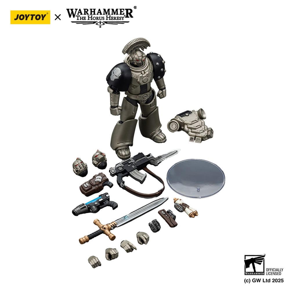 Warhammer The Horus Heresy Actionfigur 1/18 lron Warriors MKVI Tactical Sergeant with Power Sword and Plasma Pistol 12 cm Image 11