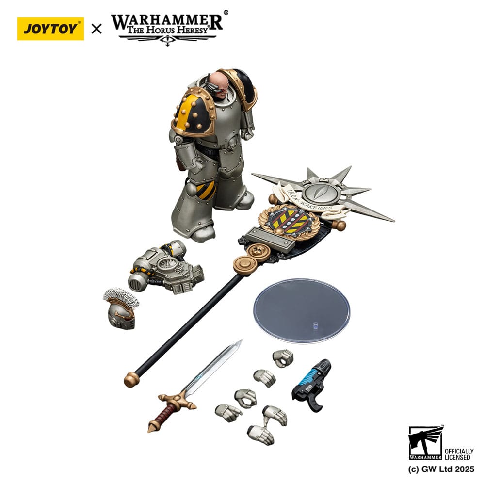 Warhammer The Horus Heresy Actionfigur 1/18 lron Warriors Command Squad Chosen with Legion Standard 12 cm Image 13