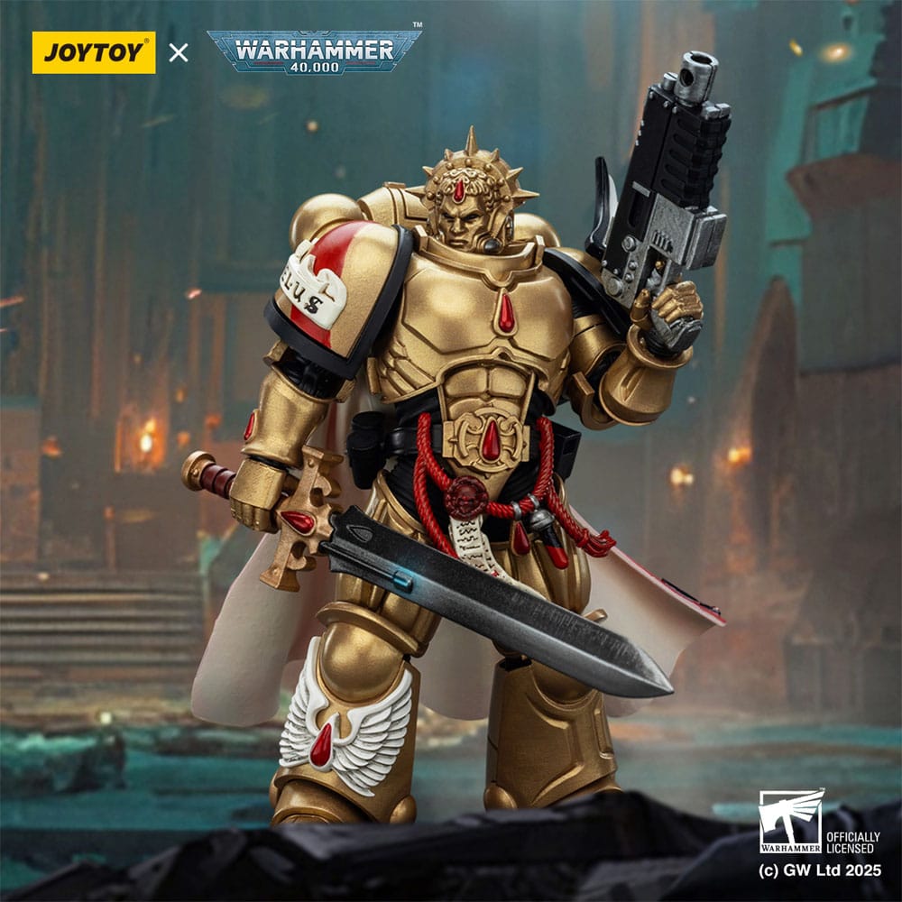 Warhammer 40,000: Combat Patrol Blood Angels Actionfigur Captain with Heavy Bolt Pistol & Power Sword 20 cm Image 2