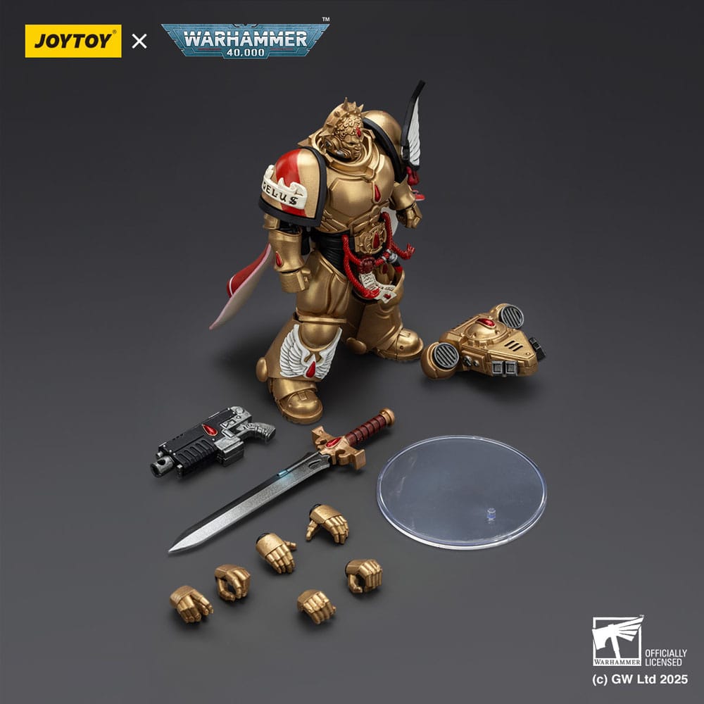 Warhammer 40,000: Combat Patrol Blood Angels Actionfigur Captain with Heavy Bolt Pistol & Power Sword 20 cm Image 7