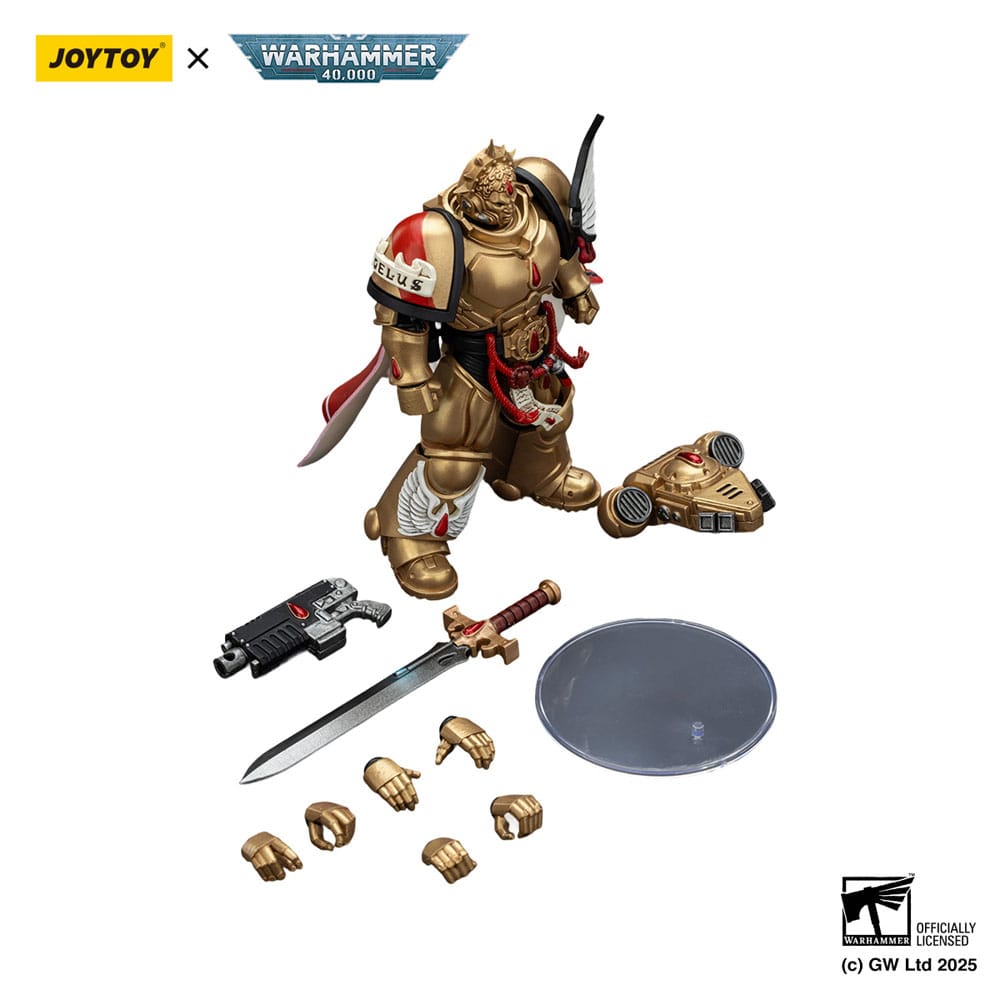 Warhammer 40,000: Combat Patrol Blood Angels Actionfigur Captain with Heavy Bolt Pistol & Power Sword 20 cm Image 12
