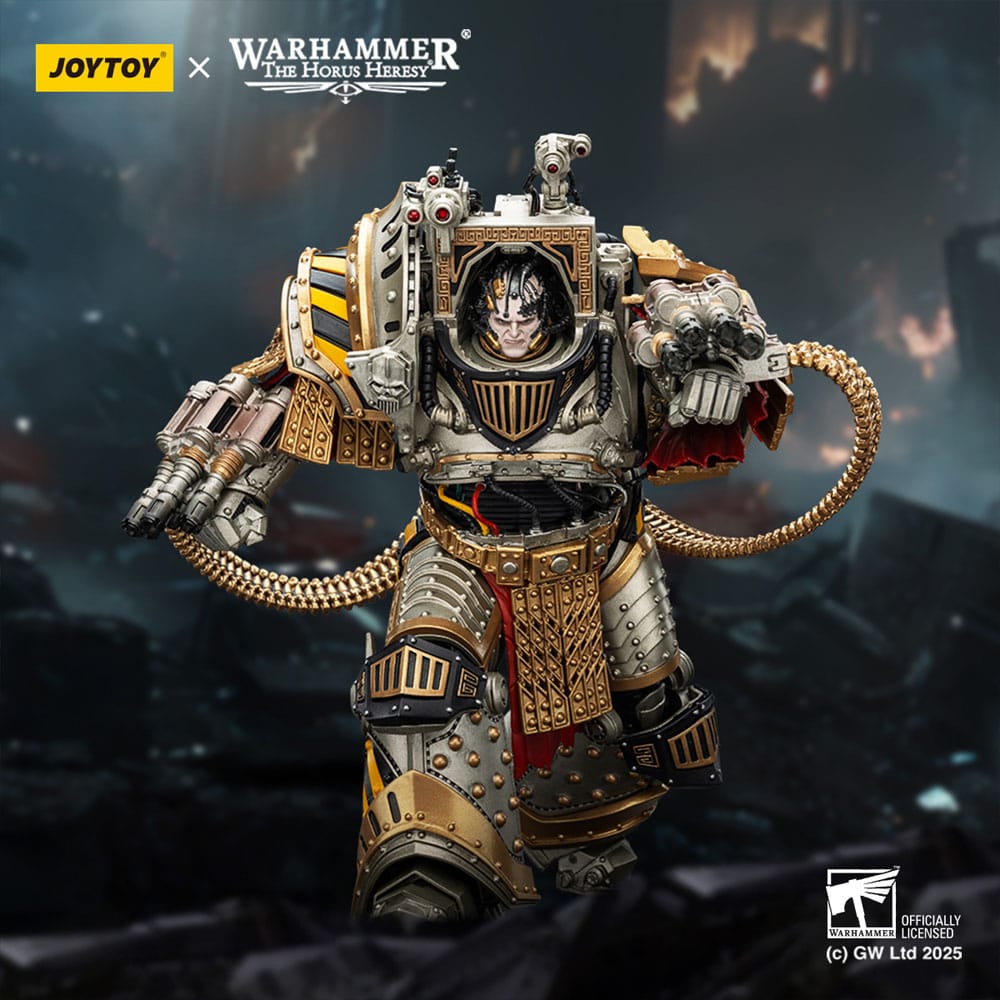 Warhammer The Horus Heresy Actionfigur Iron Warriors Perturabo Primarch of the lVth Legion 28 cm Image 2