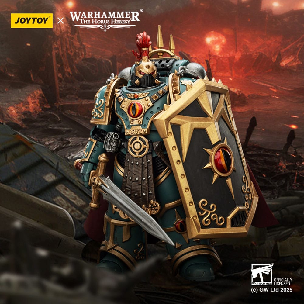 Warhammer The Horus Heresy Actionfigur Sons of Horus Little Horus Aximand Captain of the 5th Company 20 cm Image 2