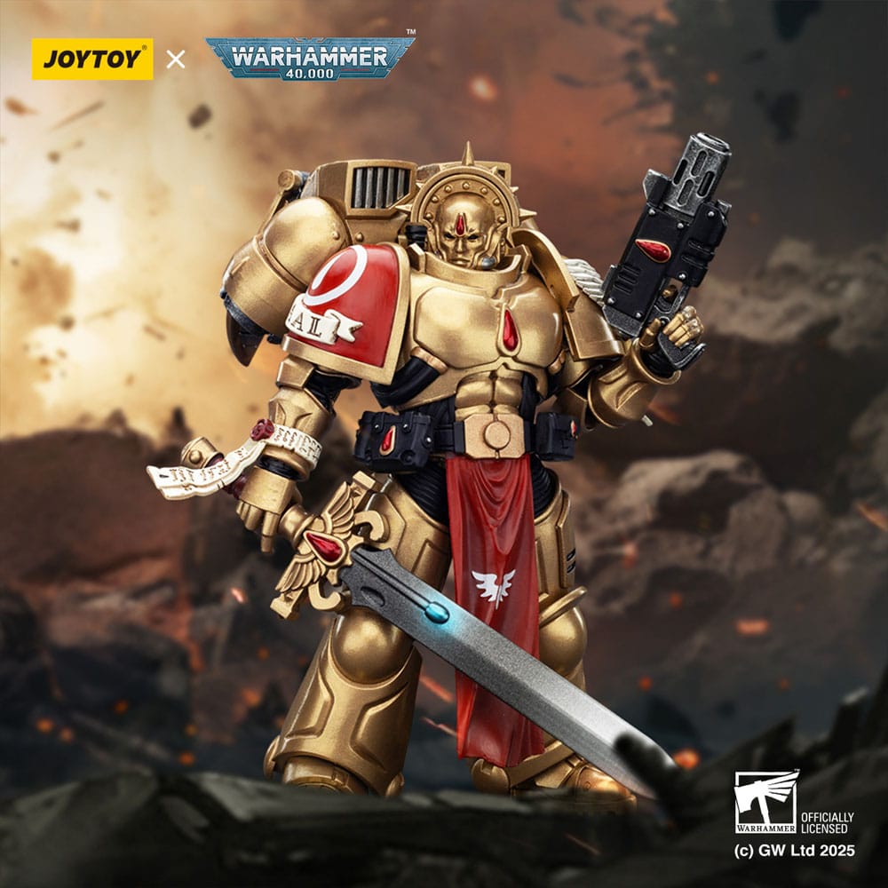 Warhammer 40,000: Combat Patrol Blood Angels Actionfigur Sanguinary Guard 1 with Inferno Pistol and Encarmine Blade 20 cm Image 2
