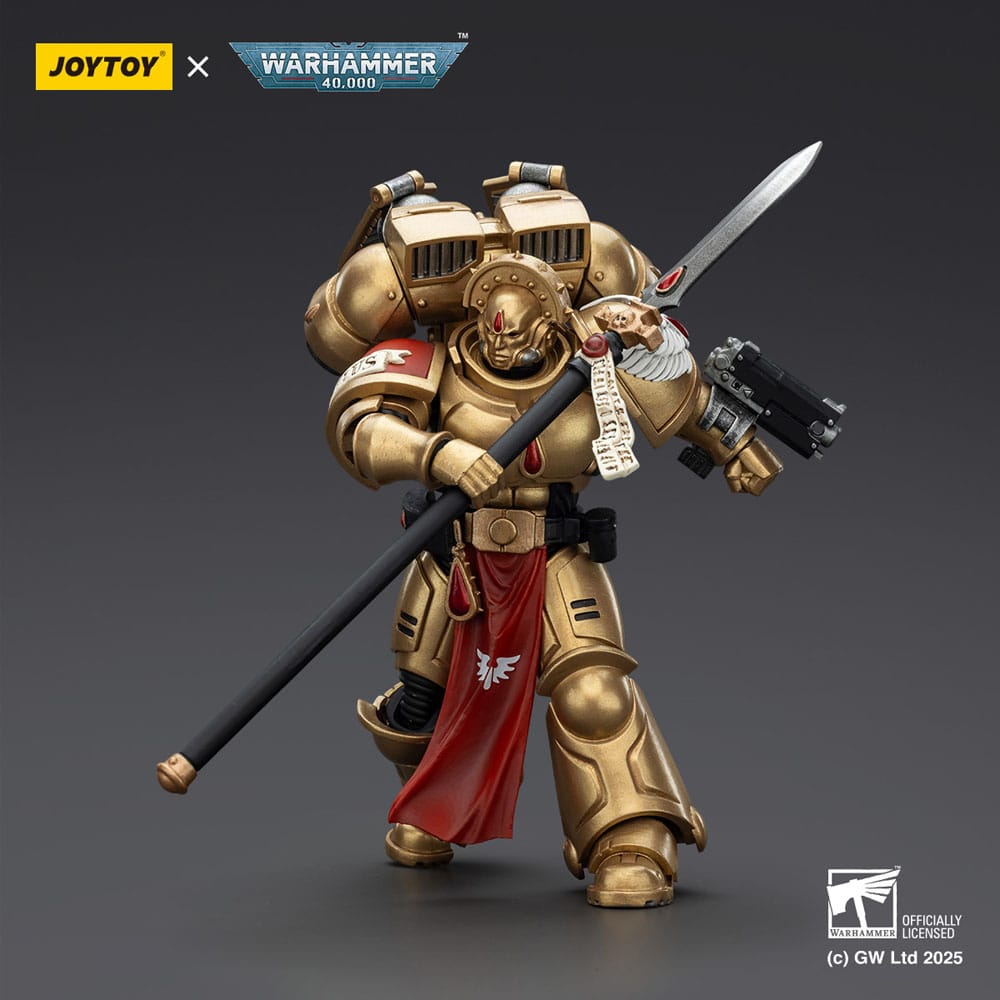 Warhammer 40,000: Combat Patrol Blood Angels Actionfigur Sanguinary Guard 2 with Angelus Boltgun and Encarmine Spear 20 cm Image 5