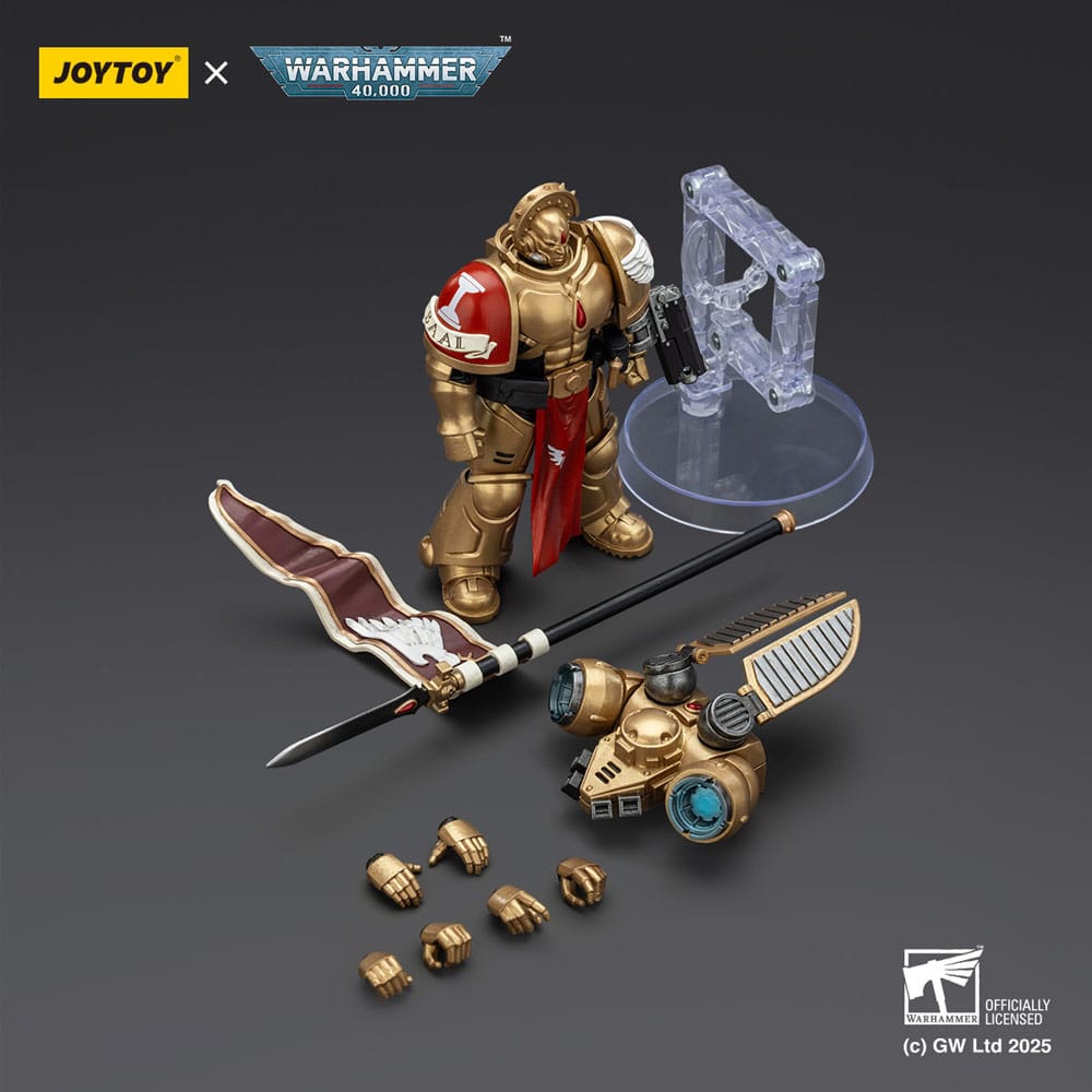 Warhammer 40,000: Combat Patrol Blood Angels Actionfigur Sanguinary Guard 3 with Angelus Boltgun and Encarmine Spear 20 cm Image 7