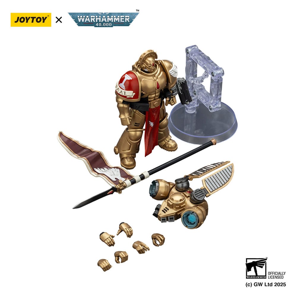 Warhammer 40,000: Combat Patrol Blood Angels Actionfigur Sanguinary Guard 3 with Angelus Boltgun and Encarmine Spear 20 cm Image 12
