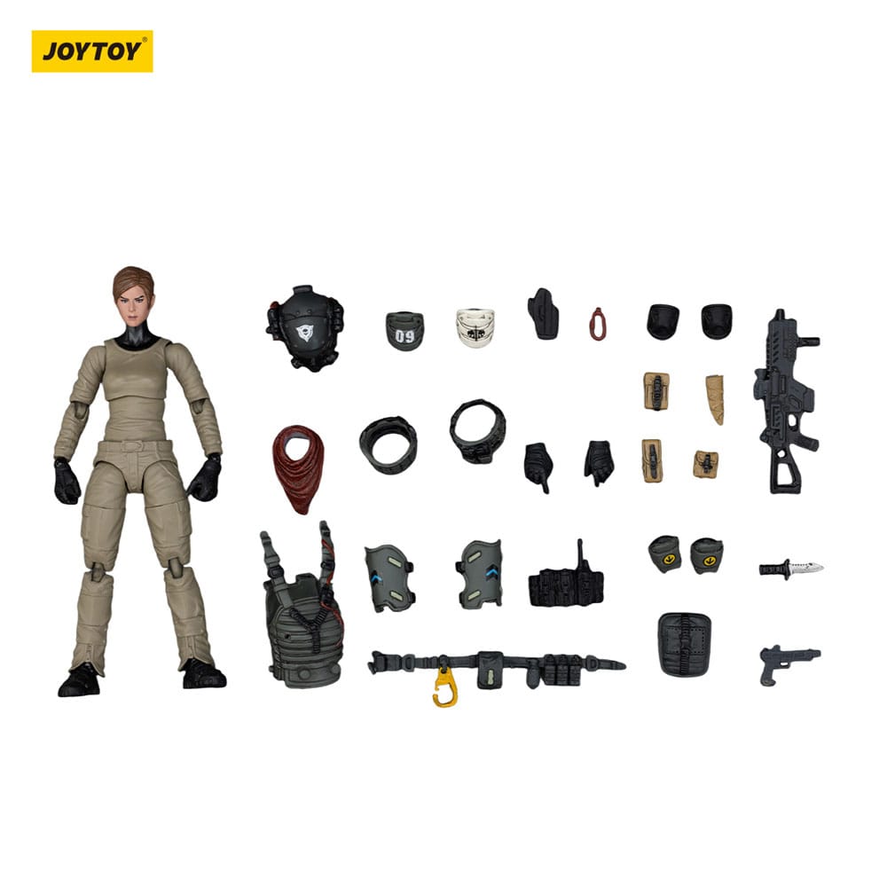 APOC Series Dark Source Actionfigur Stellar Scar Assault Team Gravelgold 11 cm Image 12