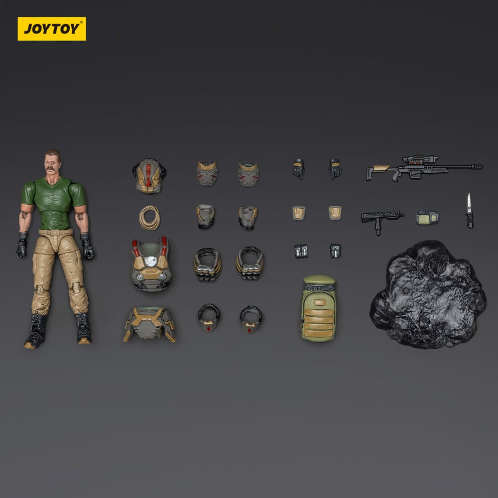 UNSC Dark Source Actionfigur Sniper Ivan 7 cm Image 6