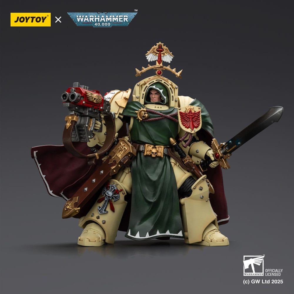 Warhammer 40,000: Dark Angels Actionfigur Belial Grand Master of The Deathwing With the Sword of Silence and Storm Bolter 14 cm Image 4