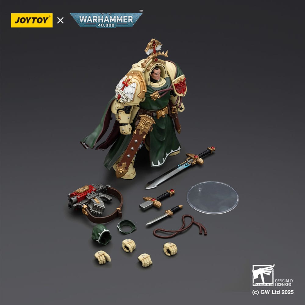 Warhammer 40,000: Dark Angels Actionfigur Belial Grand Master of The Deathwing With the Sword of Silence and Storm Bolter 14 cm Image 6
