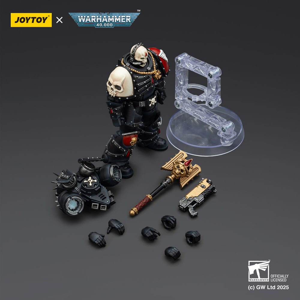 Warhammer 40,000: Combat Patrol Blood Angels Actionfigur Lemartes With Jump Pack Blood Crozius and Absolver Bolt Pistol 12 cm Image 6