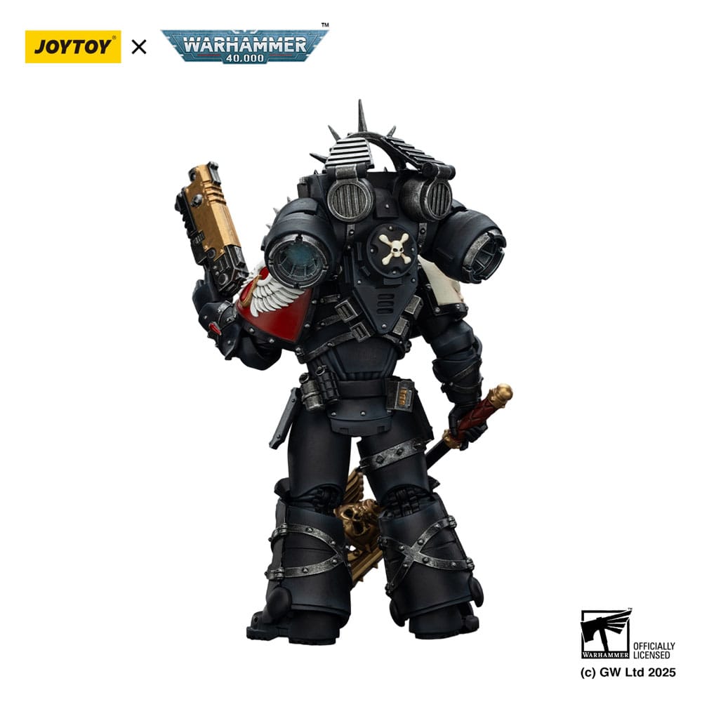 Warhammer 40,000: Combat Patrol Blood Angels Actionfigur Lemartes With Jump Pack Blood Crozius and Absolver Bolt Pistol 12 cm Image 7